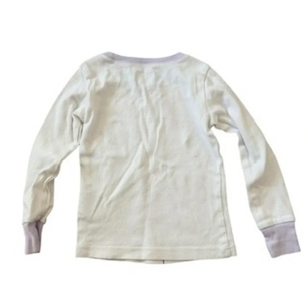 Old Navy Pajama Top White Veterinarian Graphic Long Sleeve Kids 3T